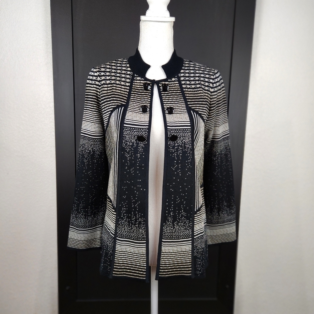 Ming Wang Cardigan Sweater Size PS